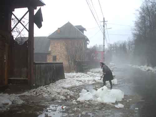 Foto zapoare si inundatii la Sarbi